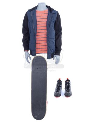 Lot # 43: Marvel's The Punisher (TV Series) - Zach Lieberman's Costume Components and Stolen Skateboard