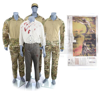 Lot # 50: Marvel's The Punisher (TV Series) - Set of Kandahar Costumes and Map