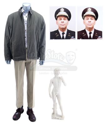 Lot # 127: Marvel's The Punisher (TV Series) - Colonel Morty Bennett's Statue of David and Relocation Costume with Photos