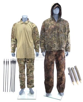Lot # 128: Marvel's The Punisher (TV Series) - Pair of Gunner Henderson's Costumes with Stunt Weapons