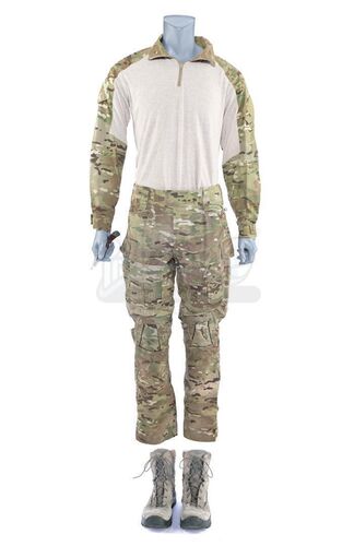 Lot # 264: Marvel's The Punisher (TV Series) - Frank Castle's Military Camos with Stunt Knife
