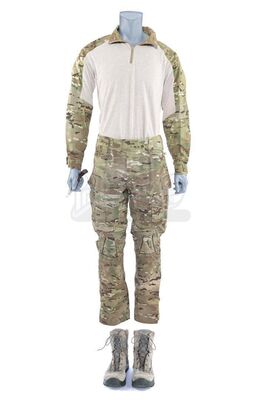 Lot # 264: Marvel's The Punisher (TV Series) - Frank Castle's Military Camos with Stunt Knife