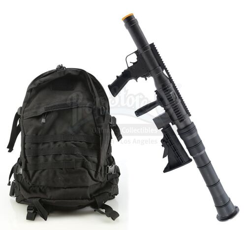Lot # 273: Marvel's The Punisher (TV Series) - Frank Castle's Stunt Rocket Launcher and Backpack