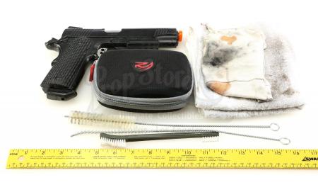 Lot # 15: Marvel's The Punisher (TV Series) - Frank Castle's Gun Cleaning Kit with Stunt Handgun - 4