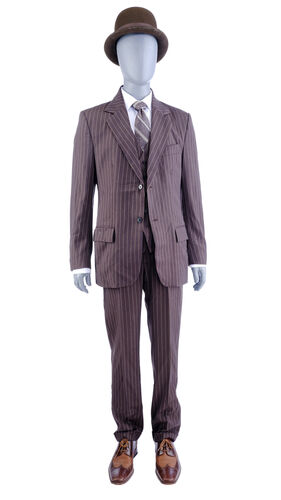 Lot # 108: Netflix's A Series of Unfortunate Events (TV Series) - Mr. Poe's Vile Village Suit and Wedding Ring