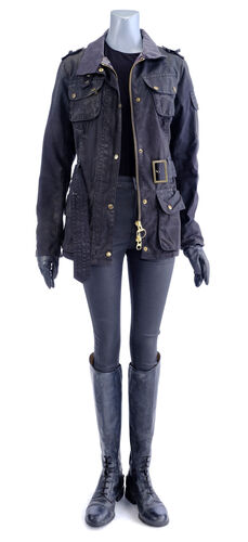 Lot # 120: Netflix's A Series of Unfortunate Events (TV Series) - Jacquelyn Scieszka's Stunt Motorcycle Costume