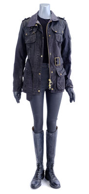 Lot # 120: Netflix's A Series of Unfortunate Events (TV Series) - Jacquelyn Scieszka's Stunt Motorcycle Costume