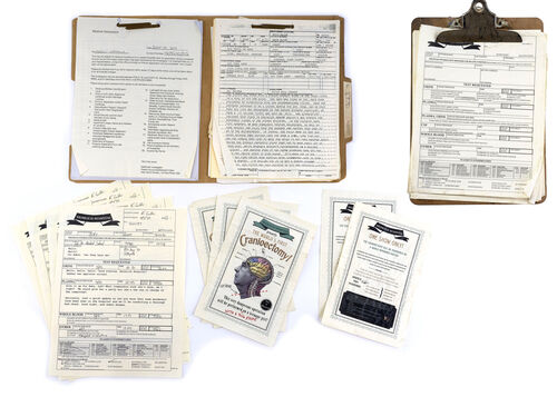 Lot # 128: Netflix's A Series of Unfortunate Events (TV Series) - Count Olaf's Lines on Hospital Paperwork with Clipboard