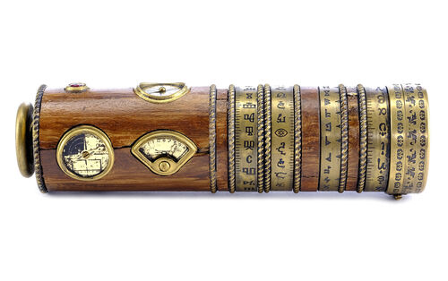 Lot # 131: Netflix's A Series of Unfortunate Events (TV Series) - V.F.D. Mechanical Spyglass with Metal Detailing