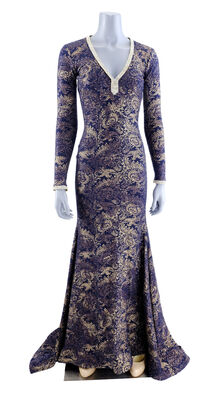 Lot # 133: Netflix's A Series of Unfortunate Events (TV Series) - Dr. Orwell's Masked Ball Evening Gown