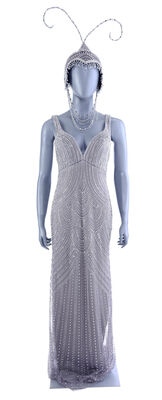 Lot # 138: Netflix's A Series of Unfortunate Events (TV Series) - Beatrice's Masked Ball Evening Gown and Headdress