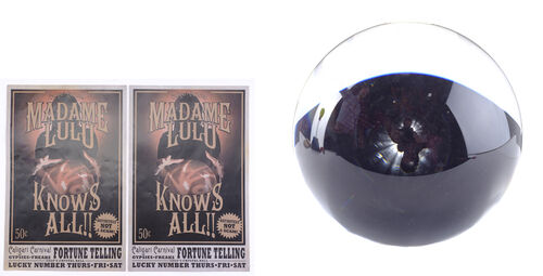 Lot # 149: Netflix's A Series of Unfortunate Events (TV Series) - Madam Lulu's Crystal Ball and Flyers