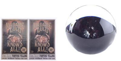 Lot # 149: Netflix's A Series of Unfortunate Events (TV Series) - Madam Lulu's Crystal Ball and Flyers