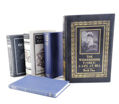 Lot # 173: Netflix's A Series of Unfortunate Events (TV Series) - Captain Widdershins Library Books from the Queequeg Submarine