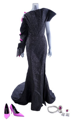 Lot # 203: Netflix's A Series of Unfortunate Events (TV Series) - Esme Squalor's Opera Evening Gown