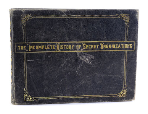 Lot # 208: Netflix's A Series of Unfortunate Events (TV Series) - Justice Strauss' The Incomplete History of Secret Organizations Book