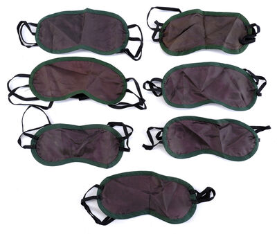 Lot # 214: Netflix's A Series of Unfortunate Events (TV Series) - The Baudelaires and Mr. Poe's "Justice is Blind" Masks