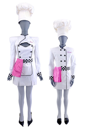 Lot # 218: Netflix's A Series of Unfortunate Events (TV Series) - Esme Squalor and Carmelita's Chef Disguises