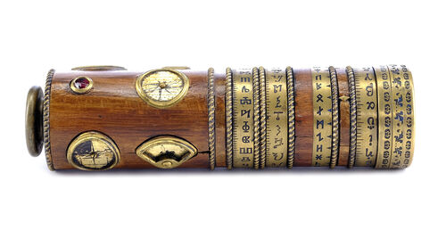 Lot # 231: Netflix's A Series of Unfortunate Events (TV Series) - V.F.D. Mechanical Spyglass with Metal Detailing