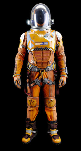 Lot # 56: Lost In Space (2018-2021) - Don West (Ignacio Serricchio) Roughneck Complete Spacesuit Ensemble with Life Support System