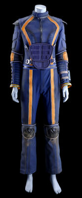 Lot # 58: Lost In Space (2018-2021) - Maureen Robinson (Molly Parker) Spacesuit Under Layers and Wrist Communications Device