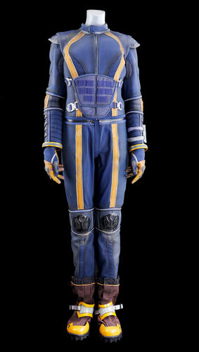 Lot # 67: Lost In Space (2018-2021) - Penny Robinson (Mina Sundwall) Spacesuit Under Layers with Boots and Accessories