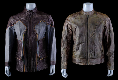 Lot # 73: Lost In Space (2018-2021) - John Robinson (Toby Stephens) Leather Jackets