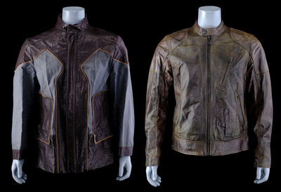 Lot # 73: Lost In Space (2018-2021) - John Robinson (Toby Stephens) Leather Jackets