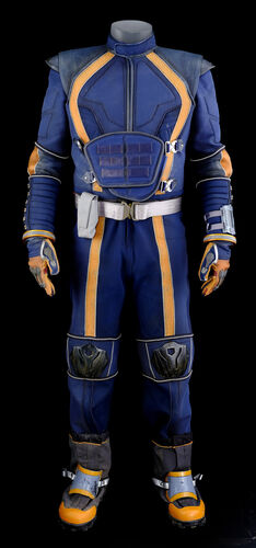 Lot # 79: Lost In Space (2018-2021) - Don West (Ignacio Serricchio) Season 3 Spacesuit Under Layers with Boots and Accessories