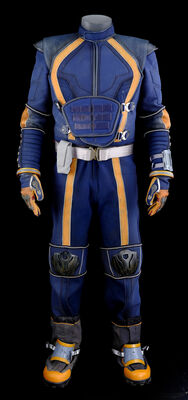 Lot # 79: Lost In Space (2018-2021) - Don West (Ignacio Serricchio) Season 3 Spacesuit Under Layers with Boots and Accessories