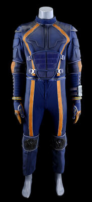 Lot # 81: Lost In Space (2018-2021) - John Robinson (Toby Stephens) Spacesuit Under Layers and Accessories