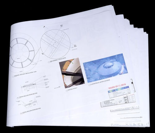 Lot # 88: Lost In Space (2018-2021) - Jupiter 2 Spaceship Blueprints from Episodes 201/202