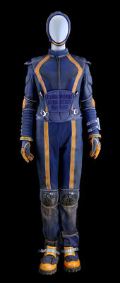 Lot # 89: Lost In Space (2018-2021) - Maureen Robinson (Molly Parker) Spacesuit Under Layers with Boots and Accessories