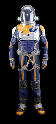 Lot # 96: Lost In Space (2018-2021) - John Robinson (Toby Stephens) Complete Spacesuit Ensemble with Life Support System