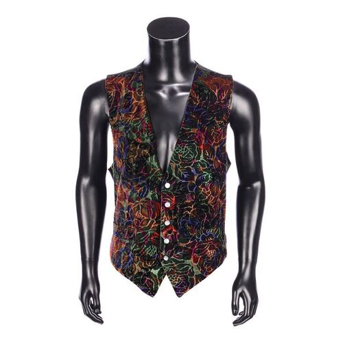 Lot # 25 - PERSONAL ITEMS - Simon MacCorkindale's Velvet Waistcoat