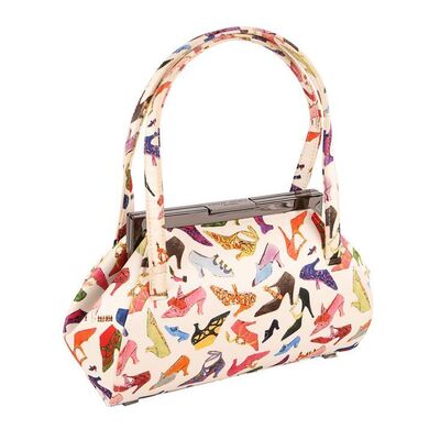 Lot # 41 - PERSONAL ITEMS - Dame Barbara Windsor's Philip Treacy Handbag and Lipstick Holder