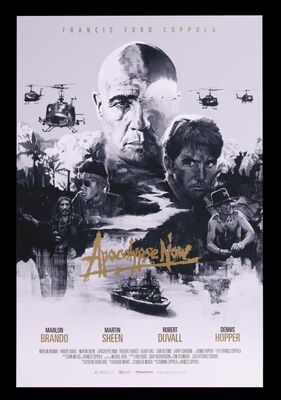 Lot #14 - APOCALYPSE NOW (1979) - Hand-Numbered Limited Edition Private Commission Darkness Variant Print by Chris Valentine, 2021