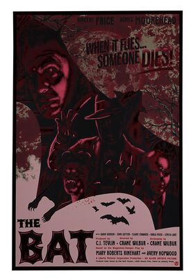 Lot #20 - THE, BAT (1959) - Hand-Numbered Limited Edition Variant Print by Anthony Petrie, 2017