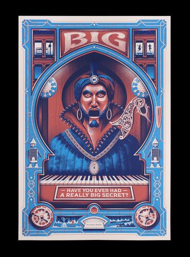 Lot #25 - BIG (1988) - Hand-Numbered Limited Edition Lady Lazarus Mondo Print by DKNG, 2021