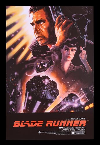 Lot #33 - BLADE RUNNER (1982) - Hand-Numbered Limited Edition Bottleneck Gallery Print by John Alvin, 2020