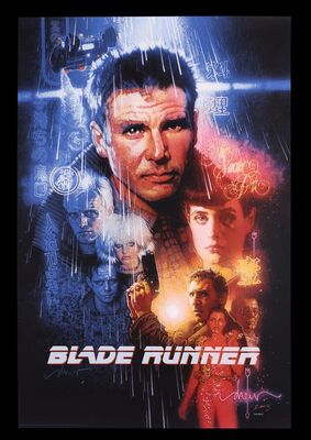Lot #34 - BLADE RUNNER (1982) - Signed and Numbered Limited Edition Bottleneck Gallery Print by Drew Struzan, 2019