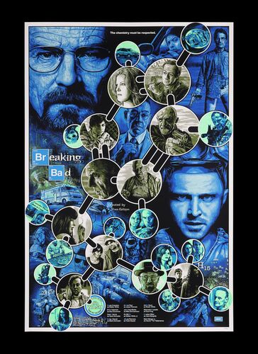 Lot #36 - BREAKING BAD (2008) - Hand-Numbered Limited Edition Lady Lazarus Private Commission Variant Print by Christopher Cox, 2020