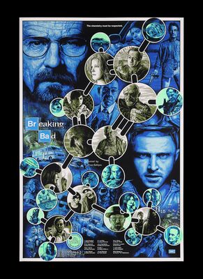 Lot #36 - BREAKING BAD (2008) - Hand-Numbered Limited Edition Lady Lazarus Private Commission Variant Print by Christopher Cox, 2020