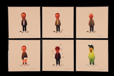 Lot #37 - BREAKING BAD (2013) - Full Set of Six Hand-Numbered Prints by Olly Moss, 2013