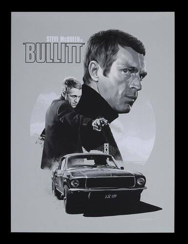 Lot #38 - BULLITT (1968) - Signed and Hand-Numbered Artist Proof Edition Print by Matthew Woodson, 2017