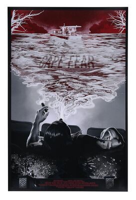 Lot #41 - CAPE FEAR (1991) - Hand-Numbered Private Commission Limited Edition Print by Barret Chapman, 2017