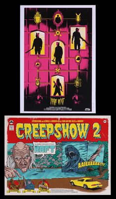Lot #50 - CREEPSHOW 2 (1987) AND YOU'RE NEXT (2011) - Two Signed and Hand-Numbered Limited Edition Prints by Gary Pullin and Luke Insect, 2013, 2017