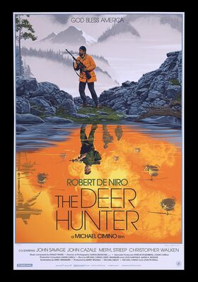 Lot #53 - THE DEER HUNTER (1978) - Signed and Hand-Numbered Limited Edition Nautilus Art Print by Laurent Durieux, 2018