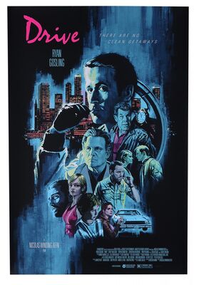 Lot #58 - DRIVE (2011) - Hand-Numbered Limited Edition Bottleneck Gallery Print by Paul Mann, 2021