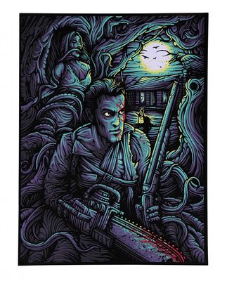 Lot #64 - EVIL DEAD (1981) - Signed and Hand-Numbered Limited Edition Dusk Edition Print by Dan Mumford, 2011